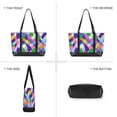 thumbnail image 6 of FORMRS Canvas Laptop Tote Bag for Women with 15.6" Computer Compartments Shoulder Handbag, Green Wavy Plaid, 6 of 7