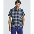 thumbnail image 3 of Real Essentials 3 Pack: Men's Regular-Fit Short Sleeve Woven Button Down Shirt with Pocket (Available in Big & Tall), 3 of 7