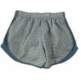 thumbnail image 2 of Nike Dri Fit Tempo Running Shorts Gingham Blue Lined DH3067-424 Womens Size XS, 2 of 3