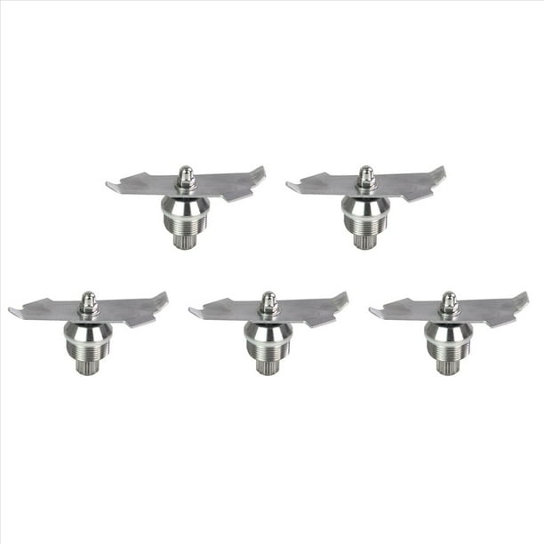 5X Ensamblaje de Cuchillas de Licuadora de Acero Inoxidable de Repuesto para Licuadora 015990 Contenedores de 64 Oz y 32 Oz