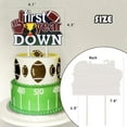 thumbnail image 6 of 1 Pieces First Year Down Wooden Cake Toppers for Boys and Girls, Cupcake Picks Decorations for First Year Down Theme Baby Shower Birthday Party Decorations Supplies, 6 of 6