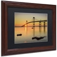 thumbnail image 2 of Trademark Fine Art "Newport Morning" Canvas Art by Michael Blanchette Photography Black Matte, Wood Frame, 2 of 4