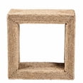 thumbnail image 3 of bali & pari Adonica Modern Bohemian Natural Brown Seagrass and Wood End Table, 3 of 7