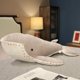 thumbnail image 3 of Tiburón martillo gigante, ballena azul, juguetes de peluche, almohada grande para dormir, regalo de Navidad, almohada de animales marinos, juguetes de peluche para niños, decoración de habitación, 3 of 5