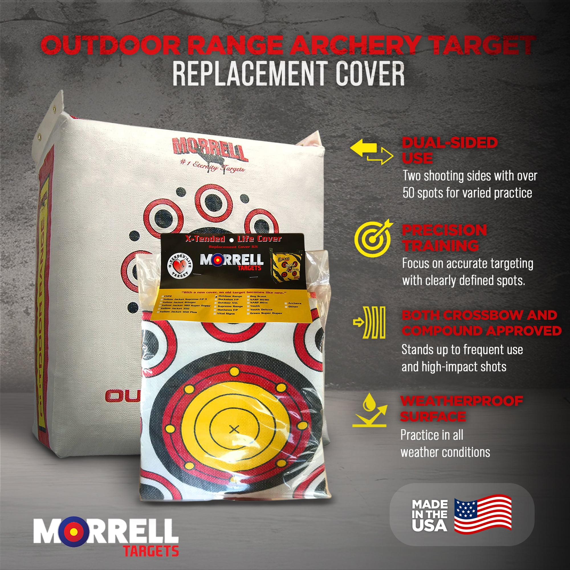 Morrell Weatherproof Range Archery Target Replacement Field Point Cover