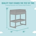 thumbnail image 3 of Dream On Me Arlo Changing Table, Made of Solid New Zealand Pinewood, Pebble Grey, 3 of 11