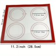 thumbnail image 3 of Makaron Silicone Baking Pad Small Silicone Oven Pad Baking Pad Baking Tool Biscuit Oven Kneading Pad, 3 of 4