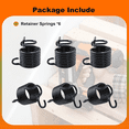 thumbnail image 4 of Pneumatic Shovel Fittings Air Chisel Air Tool Set Air Spring Retainer Pneumatic Chisel Pneumatic Chisel Spring Retainer,6 * air hammer chisel,Black, 4 of 7