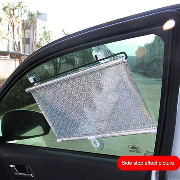 Universal Roller Blinds Suction Cup Sunshade Blackout Curtain Car