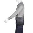 thumbnail image 6 of Hidesign Toledo Genuine Leather Small Crossbody Bag & Messenger Bag with Multiple Pockets - size (7.4"L x 8.2"H x 2.5"W ), 6 of 6