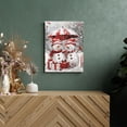 thumbnail image 3 of AVOI Snowman Wall Art - Canvas Print Painting Artwork for Bathroom Bedroom Living Room Frame: 8x10in, 3 of 6