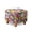 Easter Egg Daisy Floral, variant on TSOVTHRID Blue Gray Marble Texture Print Ottoman Slipcover Square Machine Washable Stretch Storage Ottoman Covers Removable Footrest Stool Cover Protector for Dogs Pets