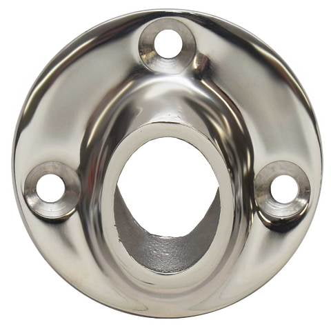 Rinker Boat Hand Rail Base 6696453 | Angled 1 1/4 x 7/8 Inch