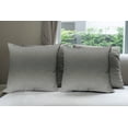thumbnail image 6 of Ambesonne Ombre Throw Pillow Cover 4 Pack, Smokey Modern Design, 20", Black Grey, 6 of 7