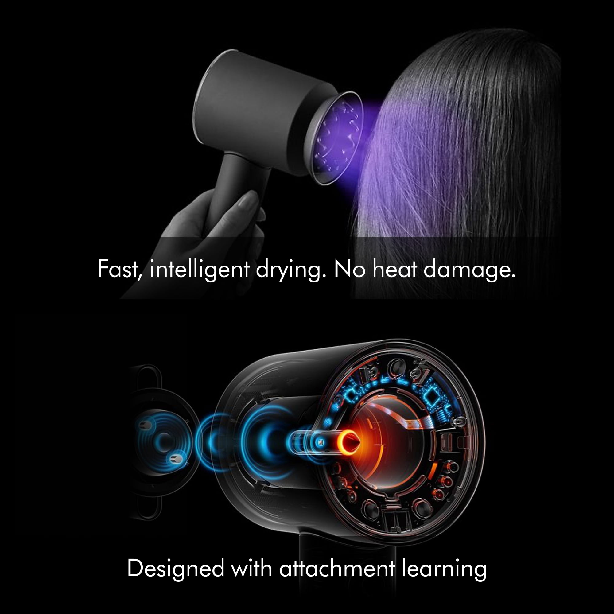 Restored Premium Dyson Supersonic Nural™ Hair Dryer | Prussian Blue/Copper (Refurbished)