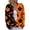v-Black, variant on JIAYUE Women Cardigan Crew Neck Halloween Skeleton Graphic Button‑Front Long Sleeve Outerwear for Fall Festival