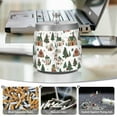 thumbnail image 6 of Yayeee Ashtray with Lid for Cigarette Smokeless Stainless Steel Home Ash Holder, Brown Christmas House, 6 of 7