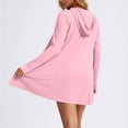 thumbnail image 5 of Jamicy Women's Sun Protection Jackets Solid Color Golf Athletic Jackets Lightweight Full Zip Long Sleeve Shirts with Pockets, 5 of 8