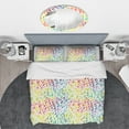 thumbnail image 3 of Designart 'Collection of Paint Splash Watercolor Drops' Modern & Contemporary Duvet Cover Set, 3 of 4