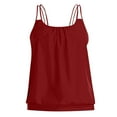 thumbnail image 7 of adviicd Womens Tummy Control Tankini Top No Bottom Loose Fit Quick Dry Swim Top Tank Top , L, 7 of 7
