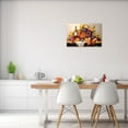 thumbnail image 3 of ZHONGYUTONG Kitchen Wall Art Grapes and Wine Picture Fresh Fruits Canvas Prints for Kitchen Restaurant Dining Room Decor Framed (16.00" x 24.00"), 3 of 6
