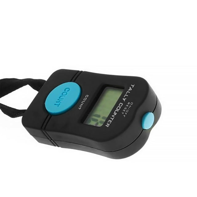 Langgg Hand Tally Counter Digital Manual Clicker Electronic Countdown Timer Portable Finger Counter Mechanical