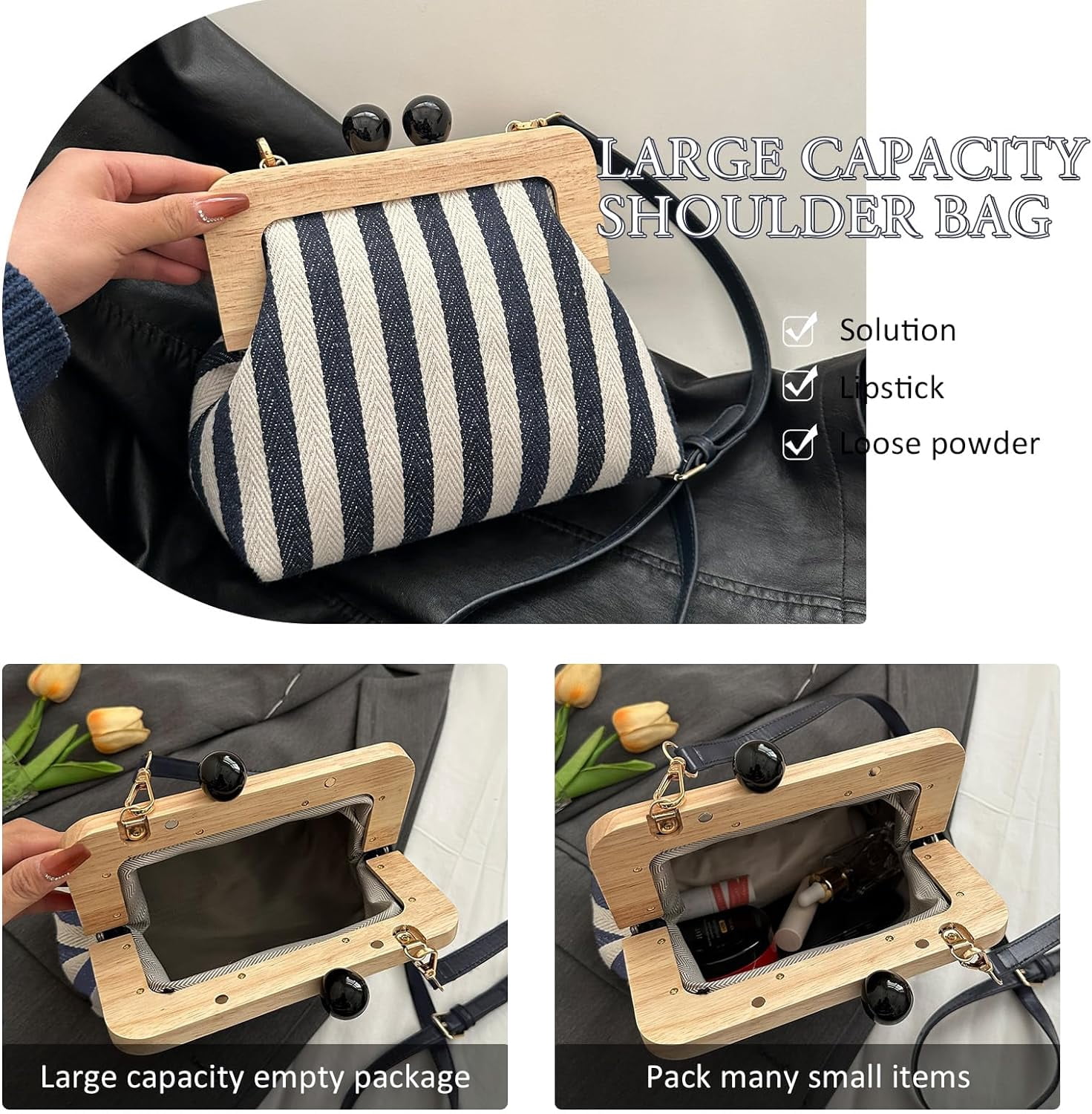 New Summer Purses for Women 2024,Beach Crossbody Bag for Summer Vacation,Canvas Woven Bag Clutch