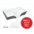 thumbnail image 5 of Luxe Dream Silky White Contoured Pillowcase for Neck and Back Support Pillows, 2 Pc Set by DR. Organizer, 5 of 7
