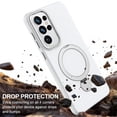 thumbnail image 4 of Para Samsung Galaxy S26 Ultra 5G Case (Compatible With MagSafe) With Invisible Magnetic O-Ring Stand Military-Grade Shockproof Phone Case,White,For Galaxy S26 Ultra 5G, 4 of 7