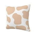 thumbnail image 2 of YFYANG Square Decorative Throw Pillow Case (Without Pillow Insert), Brown Cow Print Bedroom Sofa Car Cushion Cover, 20"x20", 2 of 9