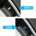 thumbnail image 4 of Tire Stem Valve Caps, Universal fit Valve Caps, 4pcs Rhinestone Fashion Stem Valve Caps Navy Blue, 4 of 7