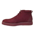 thumbnail image 5 of Mens Tayno Modern Chukka Boot Micro Suede Soft Comfortable Cushion Troupe Wine, 5 of 11