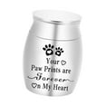 thumbnail image 4 of S SERENABLE Pet Ash Urn Aluminum Alloy Small Dog Urn for Ash for Dogs Cats Rabbits Bunny, 4 of 9