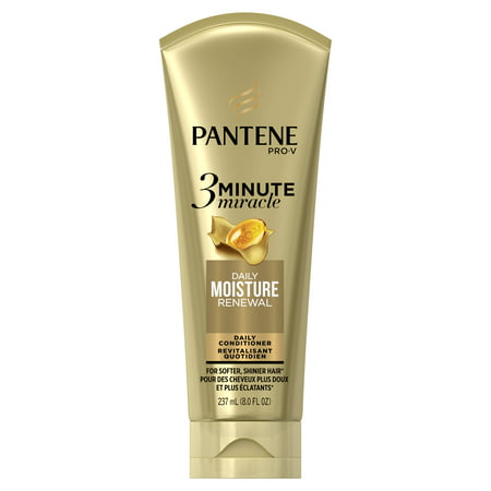 Pantene Daily Moisture Renewal 3 Minute Miracle Daily Conditioner, 8.0 fl (Best Dominican Deep Conditioner)