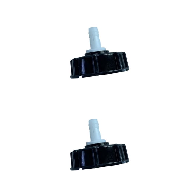 Speravity Contenedor de agua IBC, accesorios de adaptador de manguera, rosca S60x6, convertidor de cobre y plástico, conector de conversión, piezas de 12 mm 2piezas Speravity CBP495636