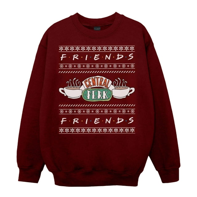 Friends Girls Fair Isle Central Perk Sweatshirt