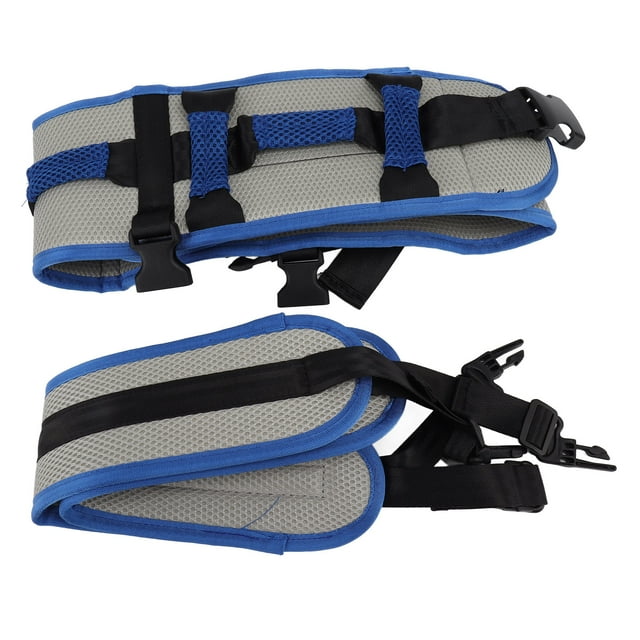 Ceinture de Transfert et de Marche, Confortable Formation de Rééducation de la Ceinture de Marche du Patient en Polyester avec Boucle à Dégagement Rapide pour les Hôpitaux, Taille 75-110, Circonférence de la Jambe 45-70, L,