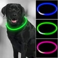 thumbnail image 1 of PENGXIANG USB Rechargeable LED Dog Collar Glowing pet Dog Collar for Night Safety  Water Resistant Cuttable TPU Light Up Collars Fashion Light up Collar for Small Medium Large Dogs, 1 of 8