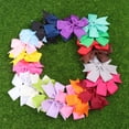 thumbnail image 2 of Miangastore 20Set Hair Accessories for Girls Bow Shape Grosgrain Ribbon Hair Clips with Satin Design, 2 of 8