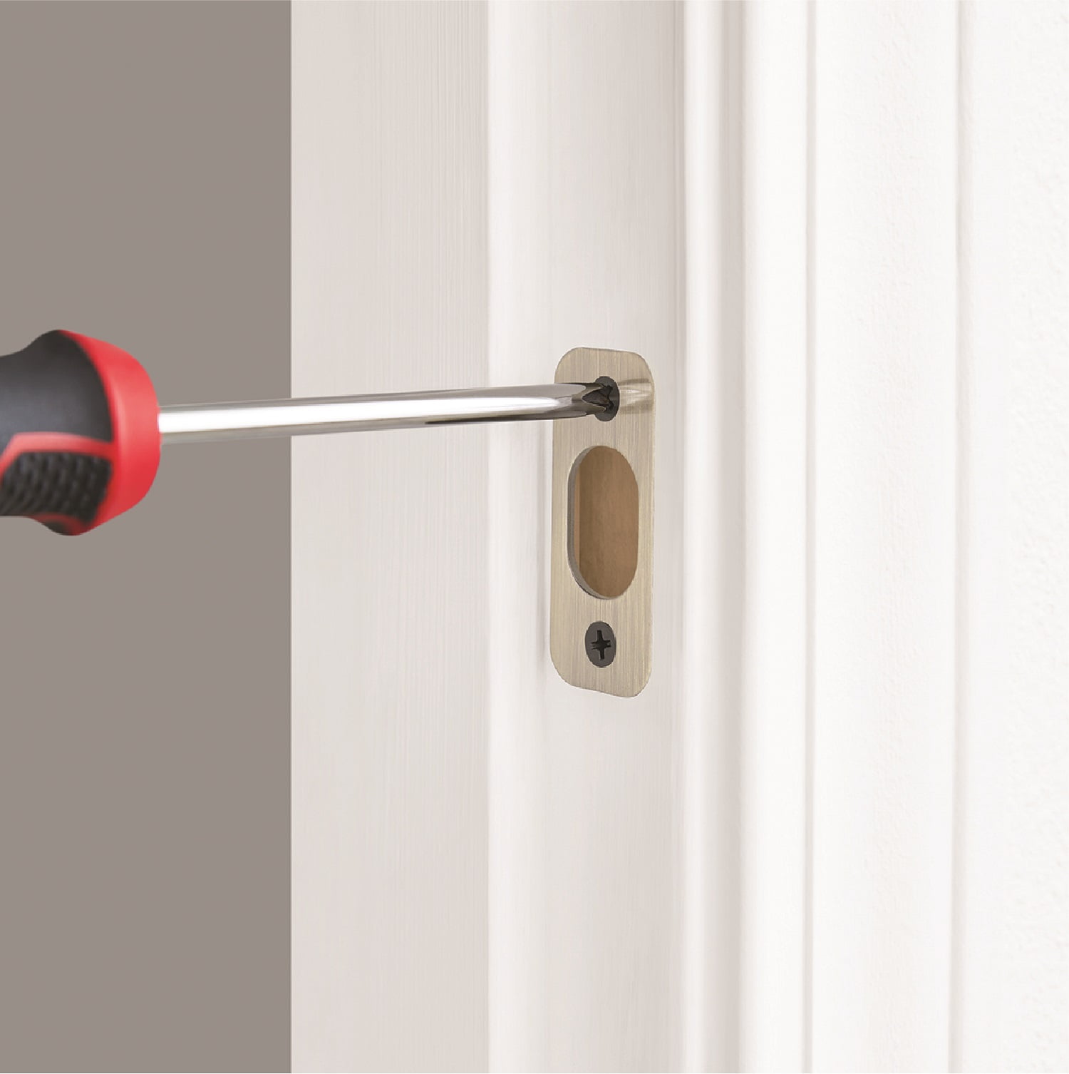 Hyper Tough Keyed Entry Single Cylinder Deadbolt Lock, Antique Brass Finish