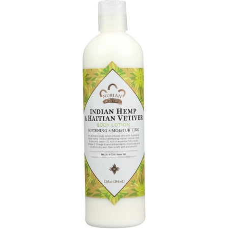 (Pack Of 6) Nubian Heritage Lotion Body Hemp&Vetiver 13 Fl Oz