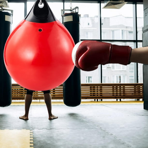 Bolsa pesada de agua bolsa de velocidad de bola de boxeo colgante para deportes Fitness Taekwondo Rojo Walmart en linea