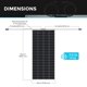thumbnail image 5 of Renogy Panel solar de 200 W, 12 V, monocristalino ligero, ultraflexible, flexible, mono fuera de la red, cargador para vehículos marinos, caravanas, furgonetas, coches, barcos, superficies curvas, 5 of 5