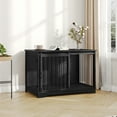 thumbnail image 2 of Hzuaneri Furniture Style Dog Crate, Dog Kennels, Black DFC02304B, 2 of 11