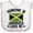 White and Pink, variant on Inktastic Jamaican Vacation Someone in Jamaica Loves Me Boys or Girls Baby Bib