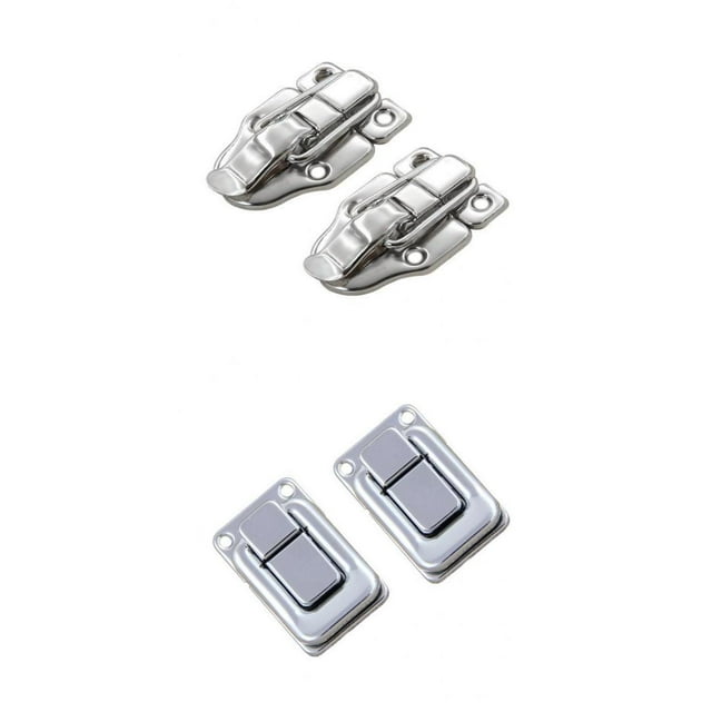 GUOOL 4pcs Durtable Wooden Box Latch Hardware Accessory for Craft Box Suitcase