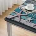 thumbnail image 4 of BANET Outdoor Tablecloth ,Make A Wish Upon A Quotes Spillproof Waterproof Table Cloth,Table Covers,Vintage Wooden Planks Washable Tablecloths Rectangle, 4 of 7