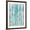Brown Frame, variant on Art.com Love Aqua Art Print by Kellie Day, 12" x 16"