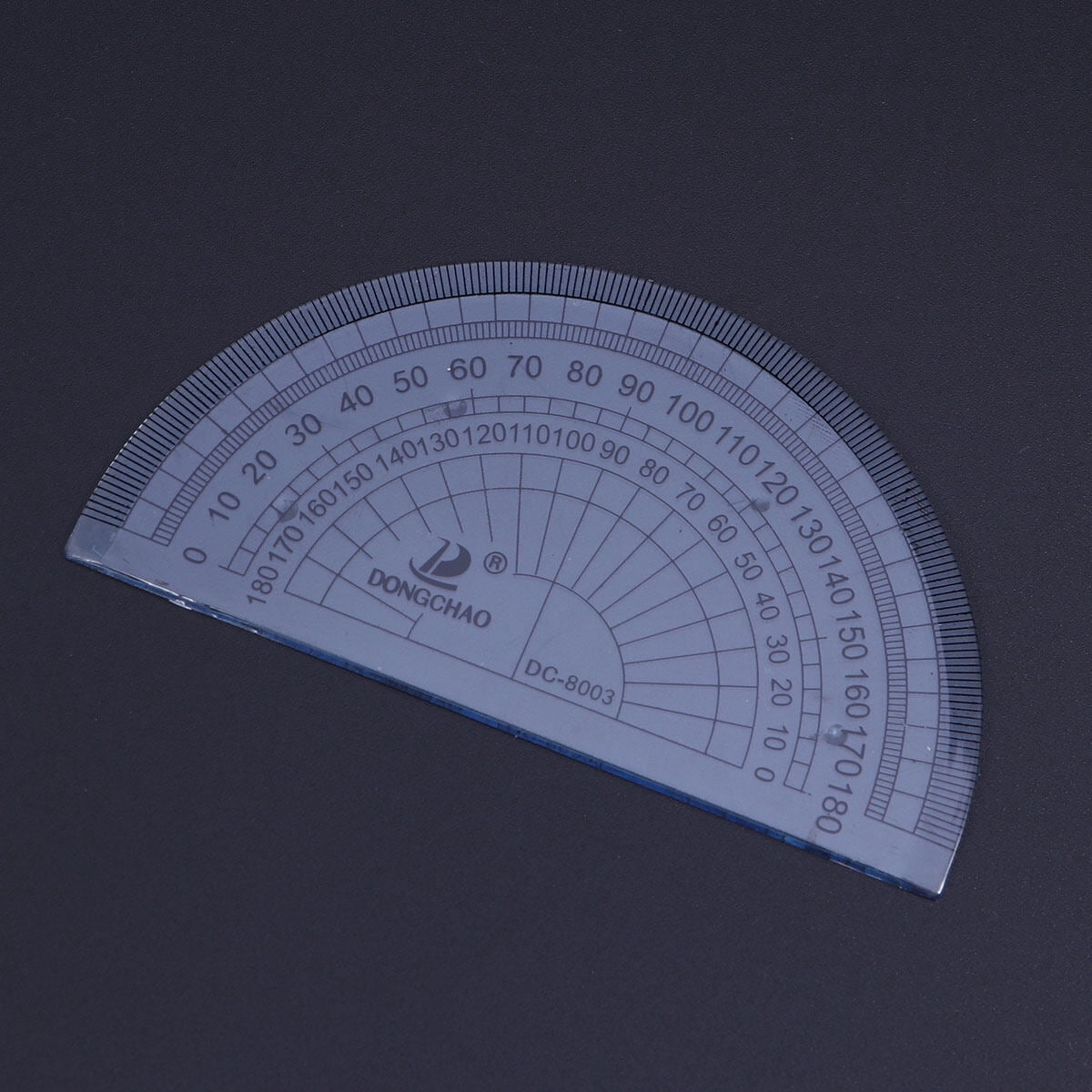 2 Pieces Small Protractor Ruler Triangle Student