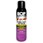 BOP Bed Bug, Flea and Tick Killer, 16.5 oz, Easy To Use Pest Control Spray, Kills Bugs On Contact And Keeps Your Home Insect Free, Indoor/Outdoor Use For Quick Results